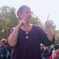 Lisa Warren at an American Legion event.